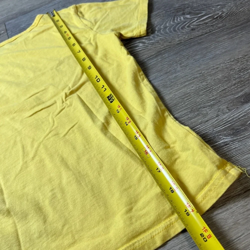 Dirty Heads T-Shirt Womens Small Yellow Graphic Band Tee Skull Octopus Reggae